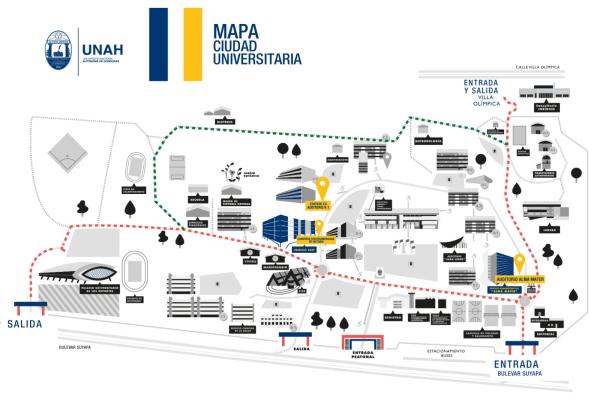 Mapa de Ciudad Universitaria